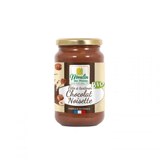 Pâte à tartiner noisettes chocolat bio - 350g