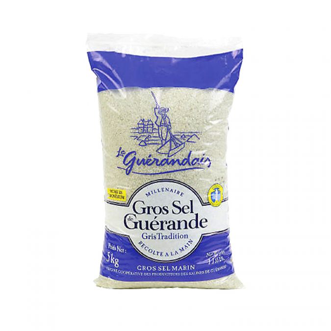 Sel gros marin gris de Guérande - 5kg