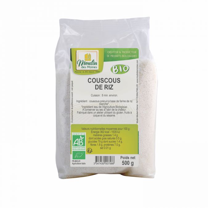 Couscous de riz 500g bio - Boutique - Naturline