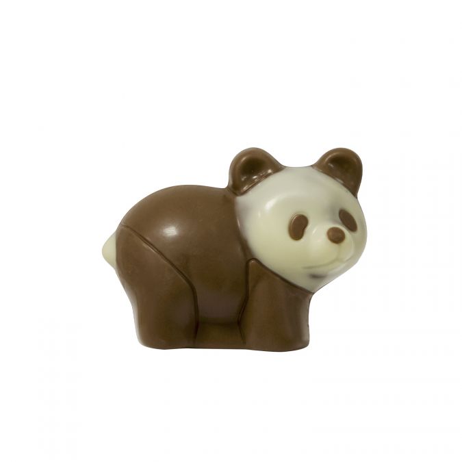 Sujet petit panda chocolat lait 30g n°453 bio