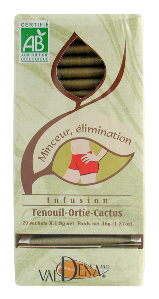 Infusion ortie fenouil cactus bio