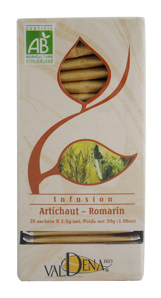 Infusion artichaut romarin bio