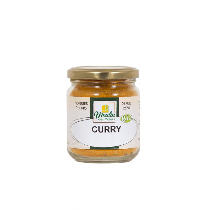 Curry poudre pot en verre bio - 100g