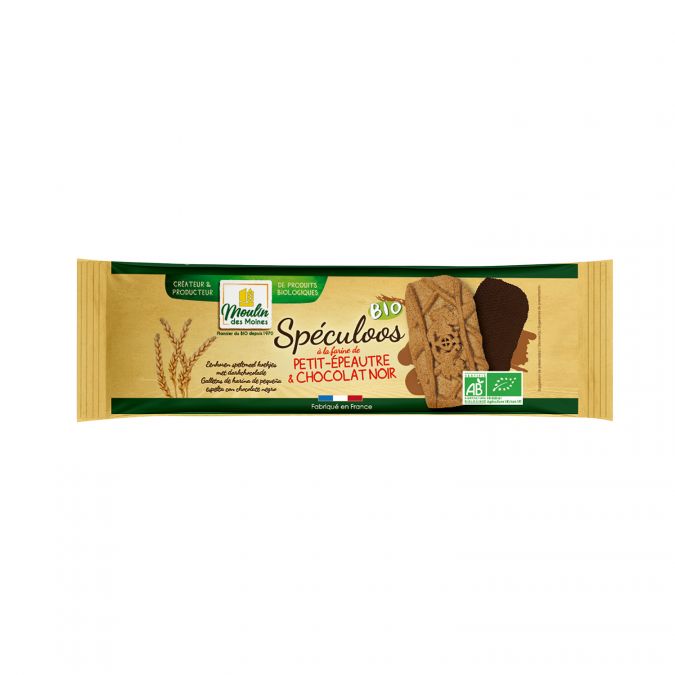 Spéculoos de petit épeautre chocolat bio - 220g