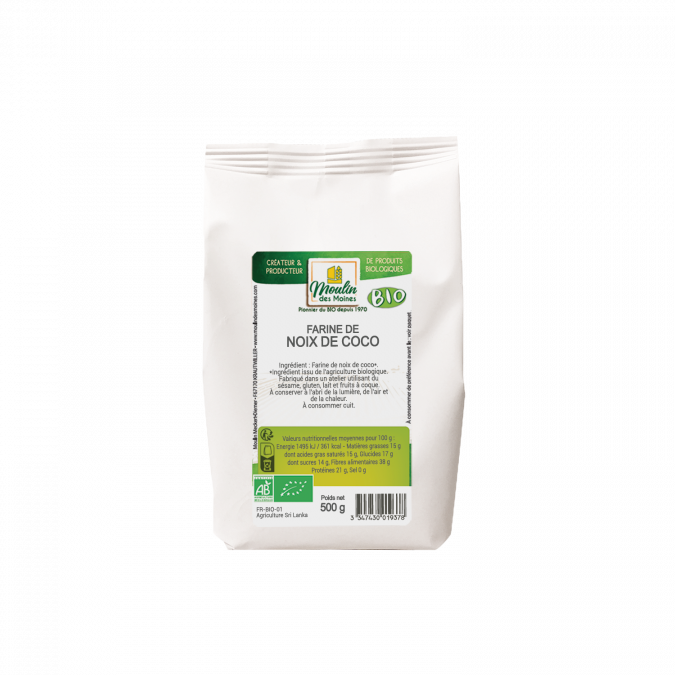 Nutribel  Nutribel Farine de noix de coco bio & sans gluten 500g