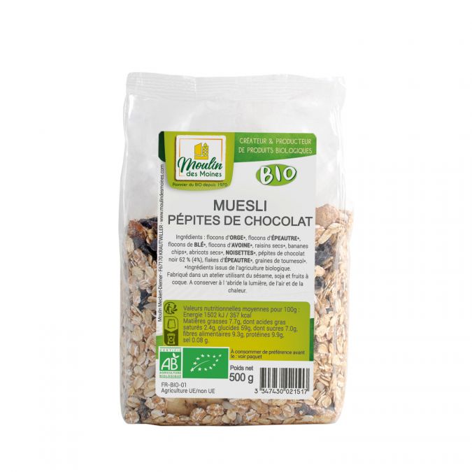 Muesli chocolat 500g bio - Boutique - Naturline