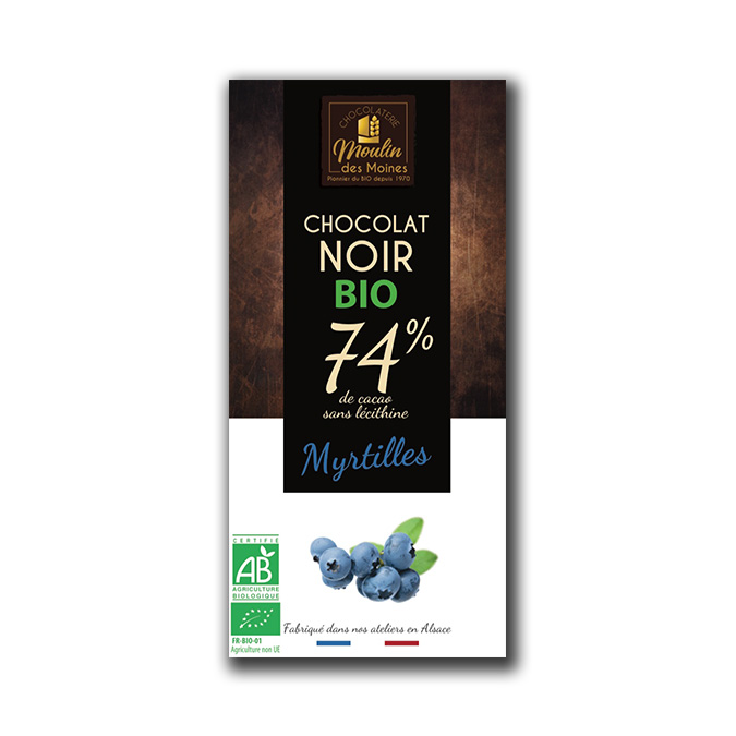 Epicerie Poulain - Tablette Chocolat-Myrtille